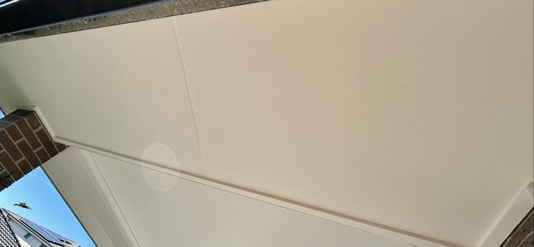 Eaves after repainting